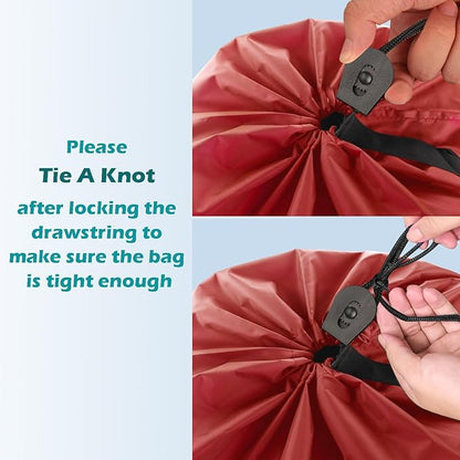 Heavy Duty Laundry Bag 2 Pack XL Nylon Laundry Bags with Straps, Washable Large Dirty Clothes Organizer with Drawstring Closure, Travel Washing Bag Fit a Laundry Hamper or Basket