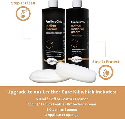 Furniture Clinic Leather Cleaner | Non-Toxic | Removes Dirt & Grime | - Image 6