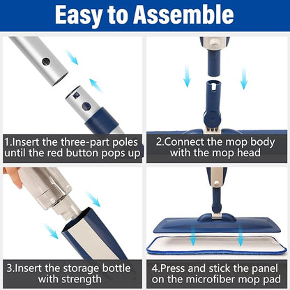 Mops for Floor Cleaning Wet Spray Mop - Image 8