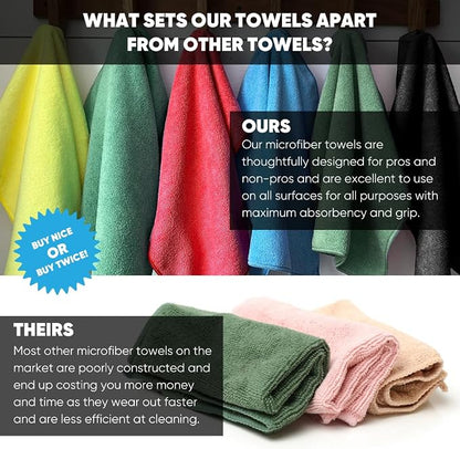 Microfiber Wholesale 16" x 16" All Purpose Microfiber Towels - Image 4