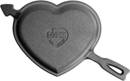 Lodge Seasoned Cast Iron Heart Skillet - Image 2