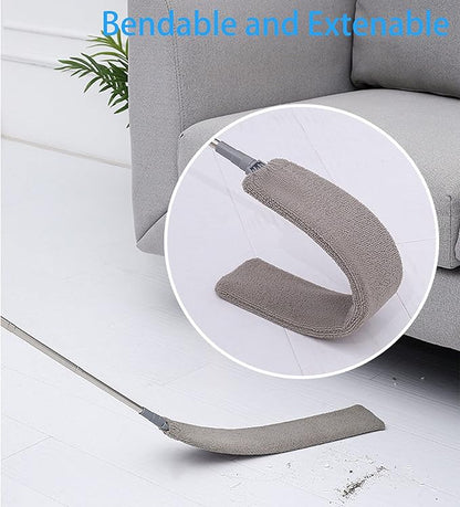 Upgraded Under Appliance Cleaning Gadgets, Microfiber Gap Duster, Skinny Flat - Image 4