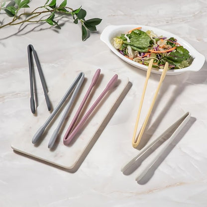 carrotez Silicone Cooking Kitchen Tongs, Non-Scratch Serving Tongs 9.25 Inches - Image 5