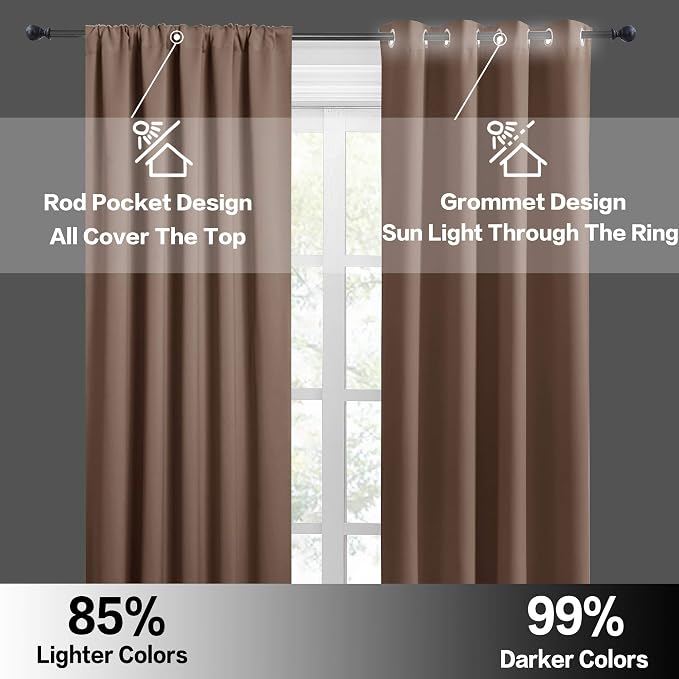 RYB HOME Small Window Curtains - Image 5