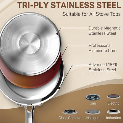 Ciwete 2 Qt Stainless Steel Saucepan - Image 2