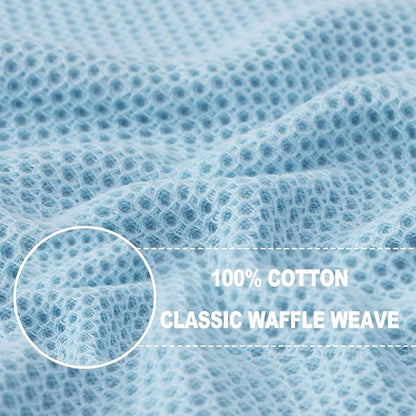 Homaxy 100% Cotton Waffle Weave Kitchen Dish Towels, Ultra Soft Absorbent Quick - Image 2