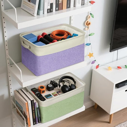 BALEINE 3 Pack Fabric Storage Bins - Image 3