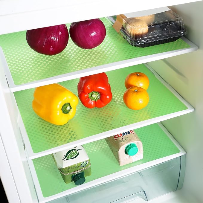 Fridge Liner Shelf Liners for Kitchen Cabinet Refrigerator Liners Waterproof & - Image 2