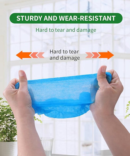 100Pcs Non-Woven Shoe Covers Disposable Non Slip - Image 3