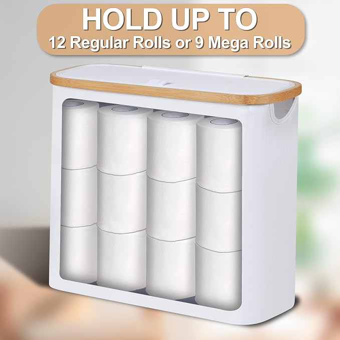 efluky Toilet Paper Basket 28L, Toilet Paper Holder - Image 4