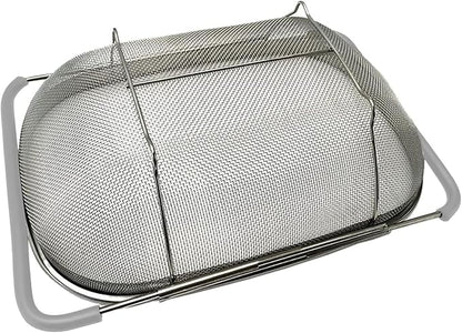 AJIODA Over The Sink Colander, 6 Quarts Stainless Steel Oval Colander - Image 4