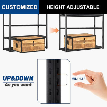 BILT HARD 5-Tier 48" W x 24" D x 72" H Garage Shelving, 3500 lbs Industrial - Image 4