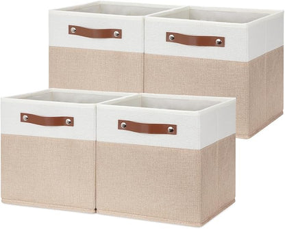 HNZIGE Fabric Storage Baskets Cubes Bins - Image 6