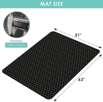 Vicwe Office Chair Mat for Hardwood Floor, Gaming Chair Mat for Hardwood - Image 7