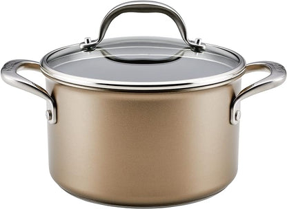 Anolon Ascend Hard Anodized Nonstick Saucepan/Saucepot and Lid by Anolon