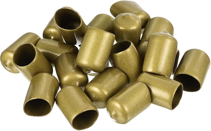 uxcell 20pcs Rubber End Caps 14.5mm ID Vinyl Round Tube Bolt Cap Cover Thread - Image 4