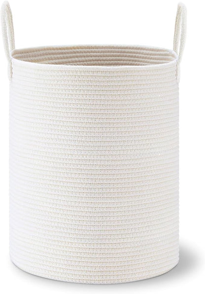 VIPOSCO Large Laundry Hamper, Tall Woven Rope Storage Basket - Image 8