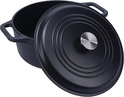 Victoria 6-Quart Cast Iron Dutch Oven by VictoriaCastIron