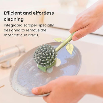 Vigar Florganic Daisy-Shaped Dish Brush - Image 6