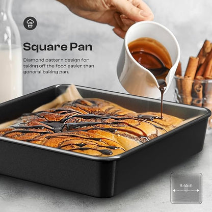 12-Piece Nonstick Bakeware Set, Stackable Non Toxic Baking Pans Set - Image 7