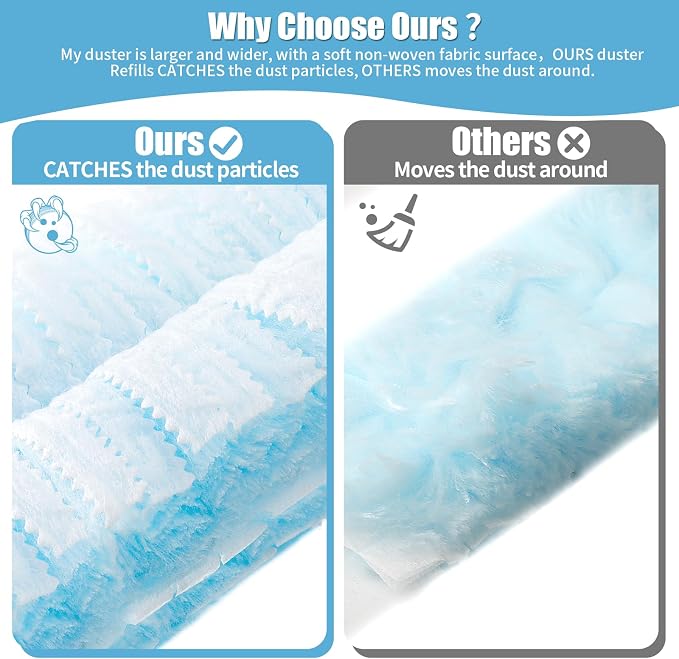 60 Count 360° Heavy Duty Duster Refills Compatible - Image 5