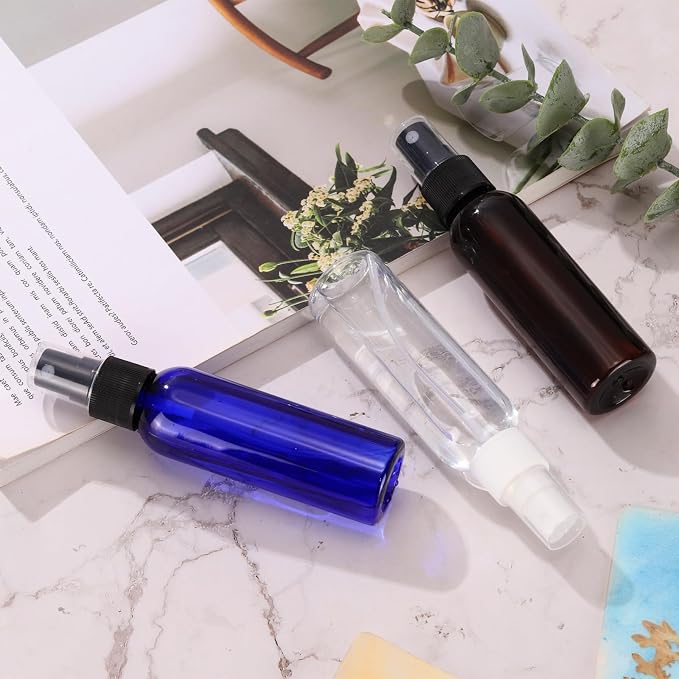 uxcell 10Pack Spray Bottles, 2Oz/60ML Reusable Clear Empty Mist Plastic Mini - Image 4