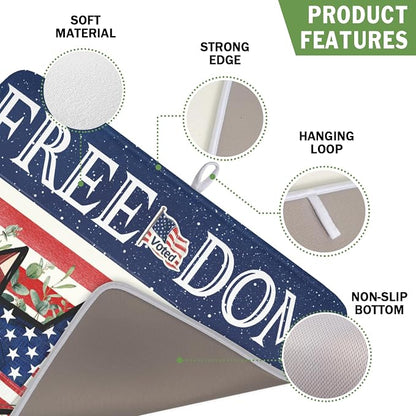 4th of July Dish Drying Mat 18x16 Inch, Patriotic Drying Mat - Image 3