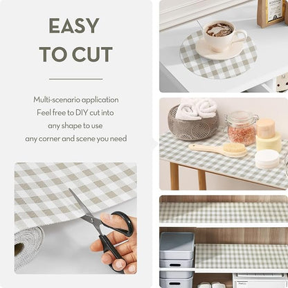 Drawer Shelf Liner for Kitchen Cabinet Liner Non-Adhesive Non-Slip Shelf Thick - Image 4