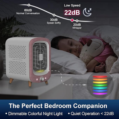 Jafanda Air Purifier for Home Bedroom 780sq ft, HEPA & Activated Carbon - Image 4