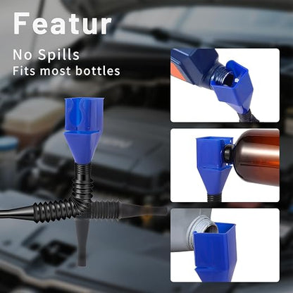 Premium Flexible Oil Funnel for Automotive Use - Image 2