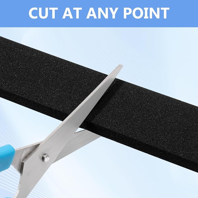 Weather Stripping Door Seal Strip- 2 Inch X 1/4 Inch X 16Feet, Strong Adhesive - Image 4