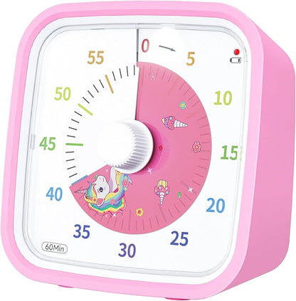 Yunbaoit Visual Timer with Protective Case, Unicorn Disk 60 Minute Countdown by Yunbaoit