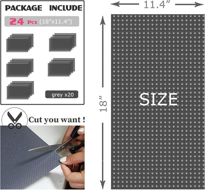 24Pcs Refrigerator Liners, Washable Fridge Liner Mats Covers Pads - Image 2