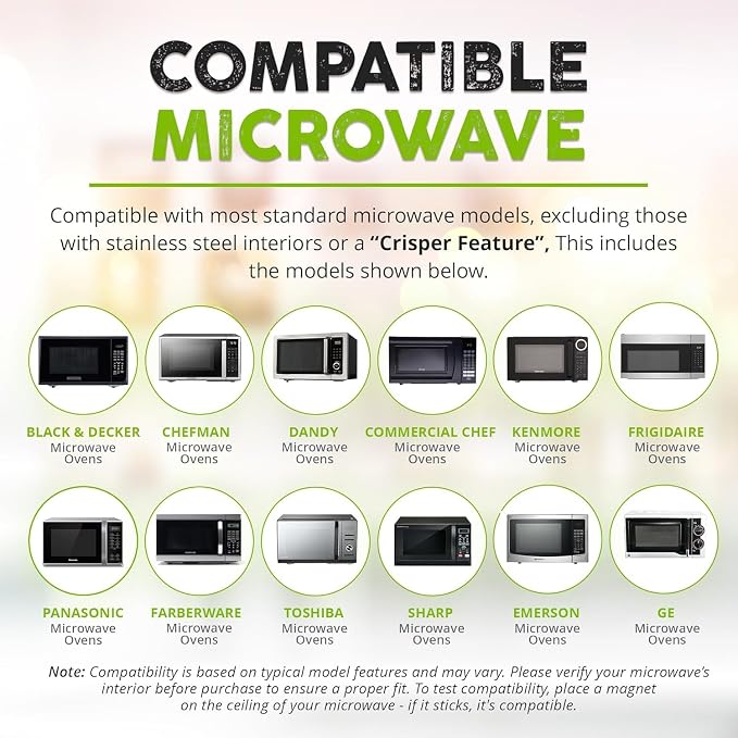 HOVER COVER Magnetic Microwave Splatter Cover, Food Grade Plate Cover, BPA Free - Image 6