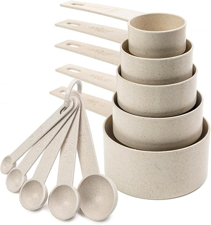 Beille 7pc Wheat Straw Complete Kitchen Utensils Set - Image 2