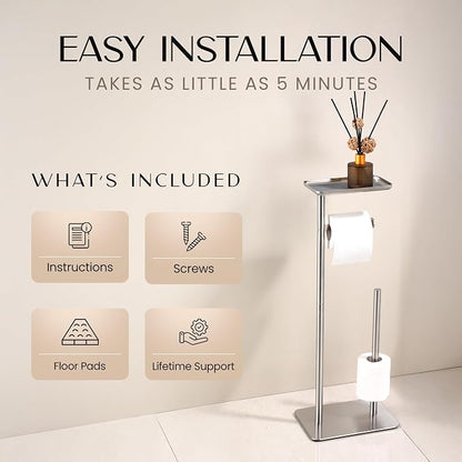 Day Moon™ - Toilet Paper Holder - Modern Roll Holder - Image 4