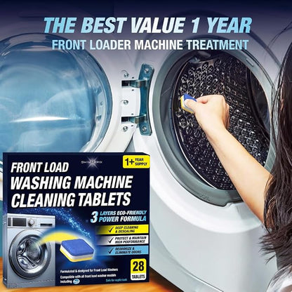 Washing Machine Cleaner Tablets Front Loader 28 Pack & Dishwasher Cleaner - Image 6
