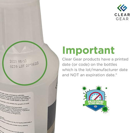 Clear Gear Disinfectant Cleaner, and Deodorizer - Image 2