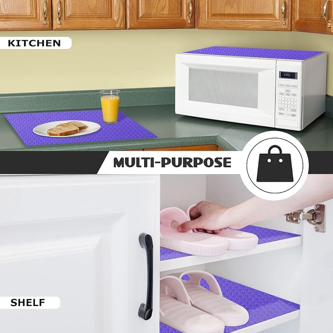 8Pcs Refrigerator Liners, Washable Fridge Liner Mats Covers Pads - Image 5