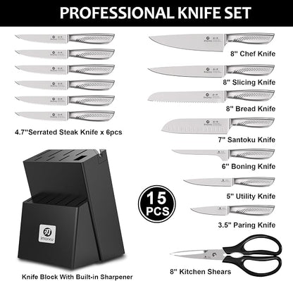 imarku® Kitchen Knife Set, Premium Razor-Sharp Chef Knives Set - Image 2