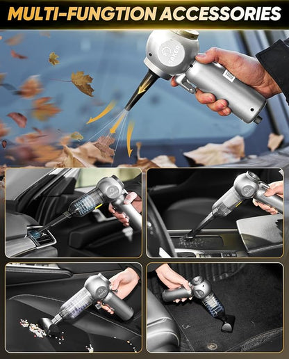 Saker Car Vacuum Portable 6-in-1 Handheld Cordless Vacuums, 20000PA Suction - Image 5