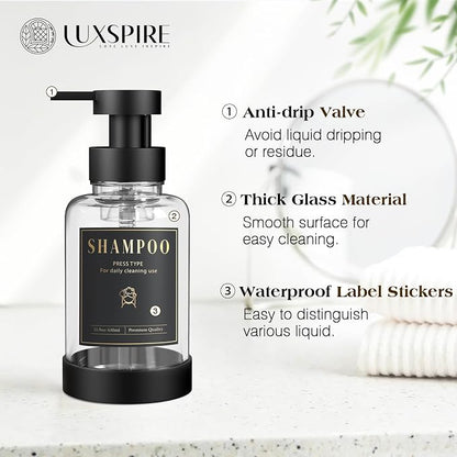 Luxspire Foaming Soap Dispenser, Non-Slip Hand Soap Dispenser - Image 3