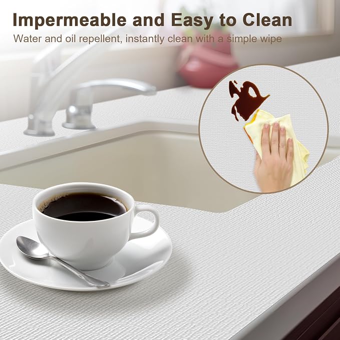 OcePor Non-Adhesive Drawer and Shelf Liner 24IN x 20FT，Non Slip Cabinet and - Image 3