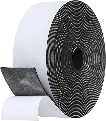 Weather Stripping Door Seal Strip- 2 Inch X 1/16 Inch X 32Feet, Strong Adhesive by Amzjjle