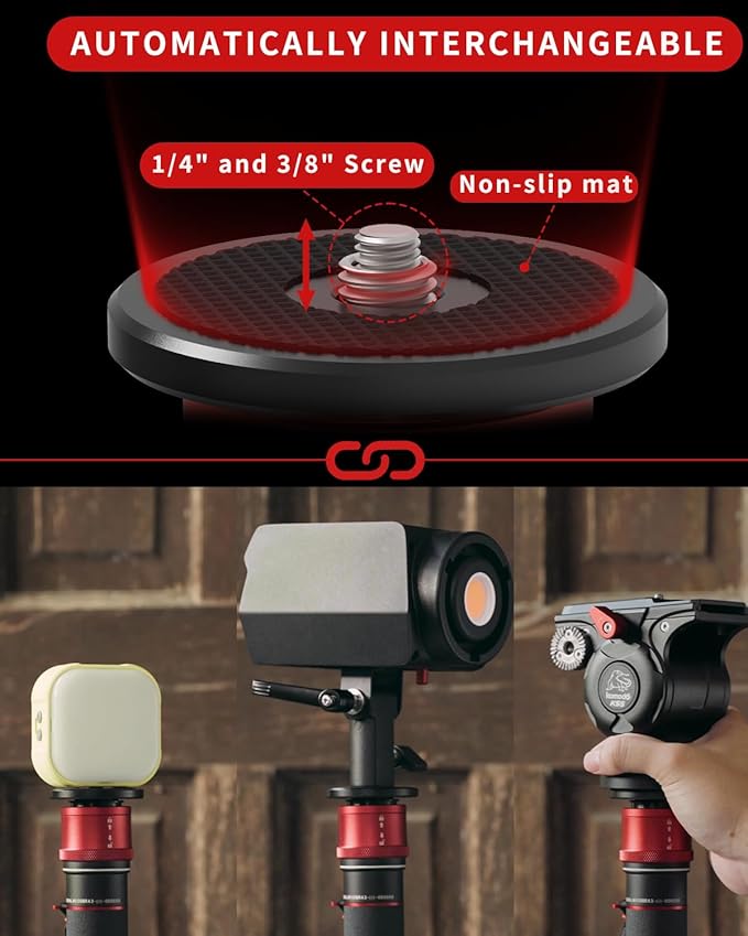 IFOOTAGE Monopod for Camera Cobra 3 A180T, Quick Adjust Monopod with Feet,Height to 71"/180cm,Walking Stick,CB3 Base Tripod,for Camera Photography,Travel,Payload up to 17.64 lbs/8 KG