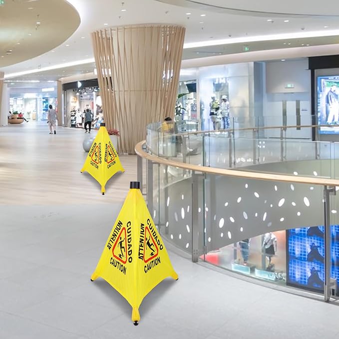3 Pcs 20 inch Pop up Wet Floor Sign - Image 6