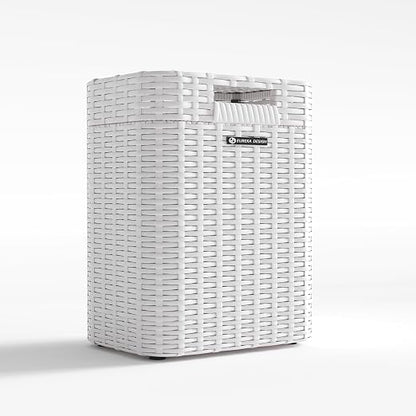 Ypati Handwoven 4 Gallon Rattan Trash Can - Image 7