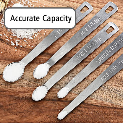 3PCS 1/32 Teaspoon Single Tiny Measuring Spoon, Small Individual Stainless - Image 5