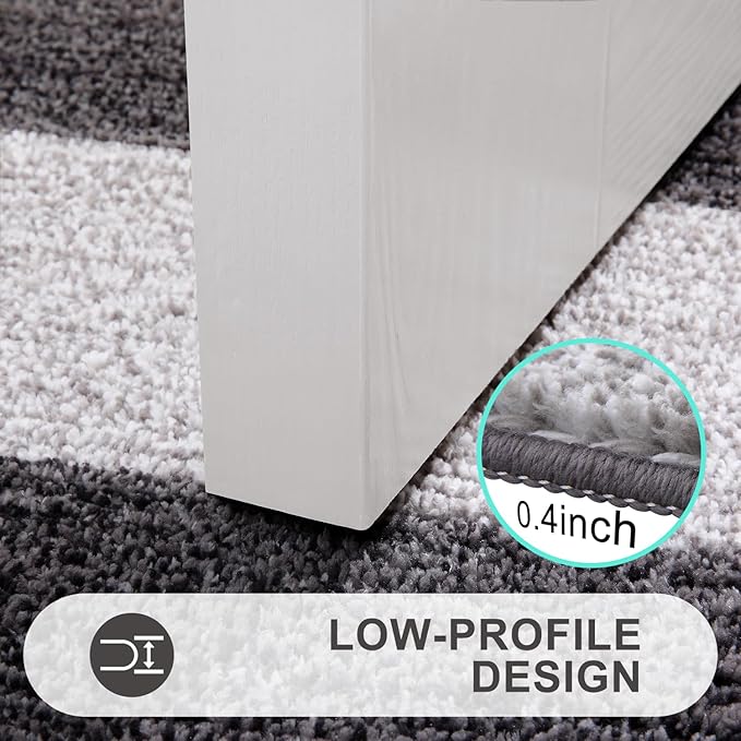 Kitinjoy Indoor Outdoor Door Mat, 47x24 Non-Slip Absorbent Dirt Trapper - Image 4