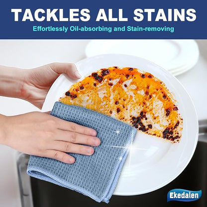 Microfiber Cleaning Cloth Waffle Weave - Image 6